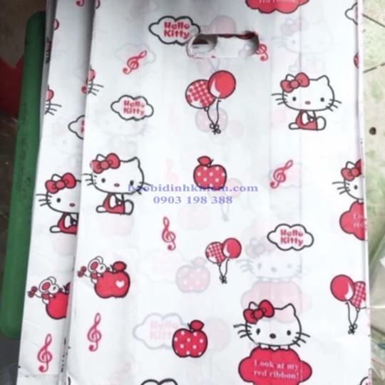 Túi hột xoài in hình Mèo Kitty